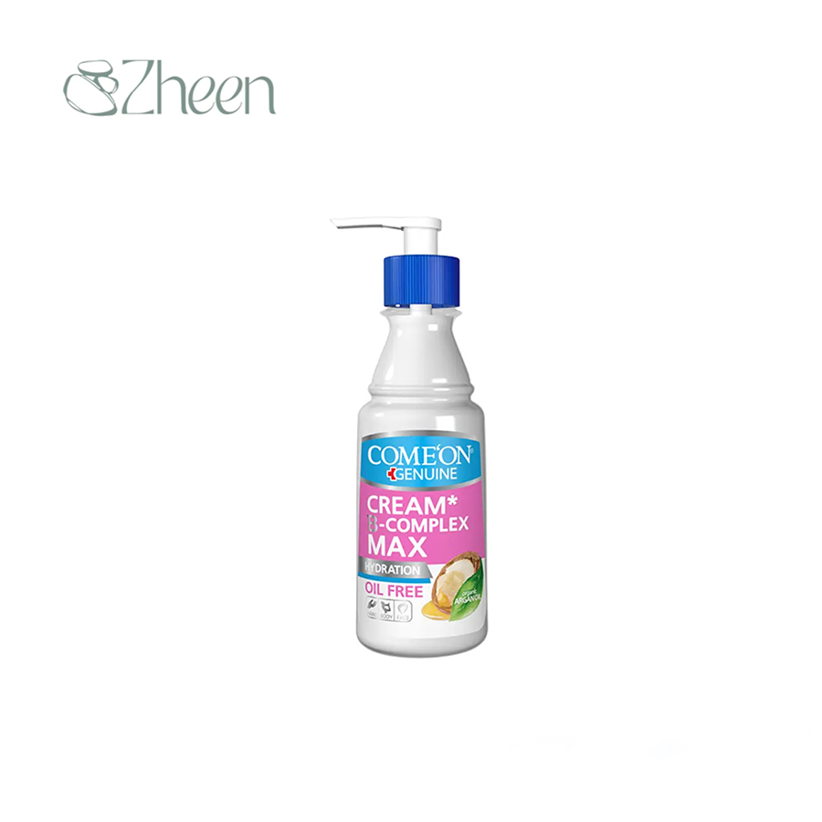 کرم مرطوب کننده کامان مدل B Complex Max مناسب پوست چرب حجم 200 میل